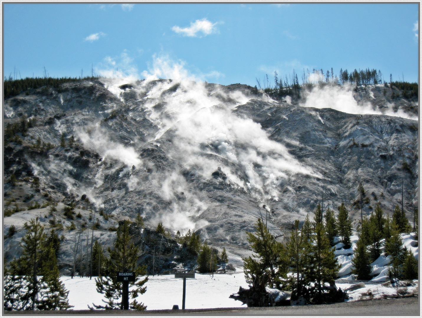 Roaring Mt. im Yellowstone