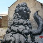 ROAs mural in Ostende (siehe Wikipedia - ROA (Künstler))