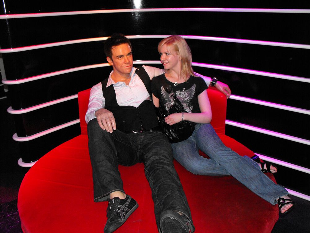Robbie Williams und ich.