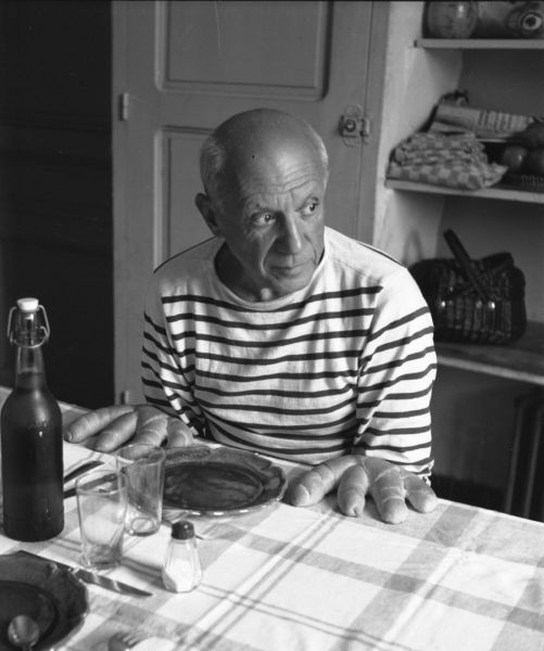 Robert Doisneau, Les pains de Picasso-1952-