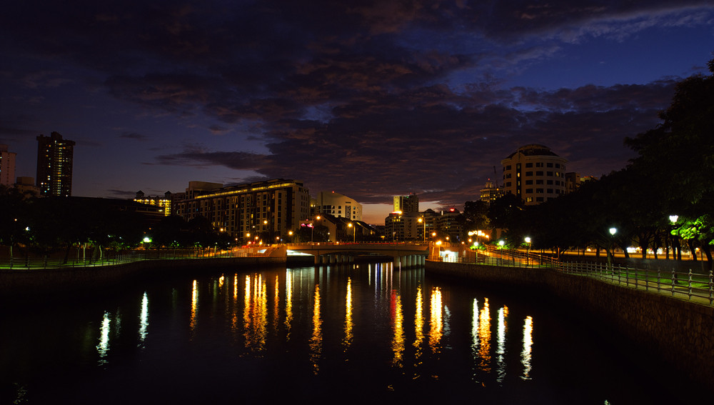 Robertson Quay at Sunset