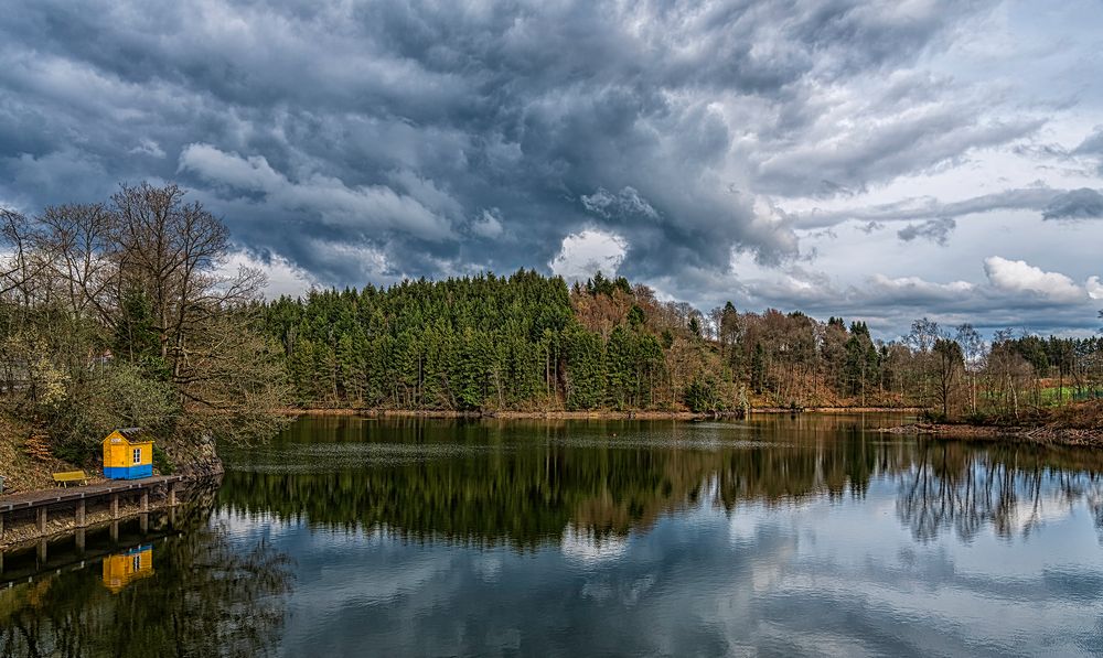 Robertviller Talsperre im Hohen Venn