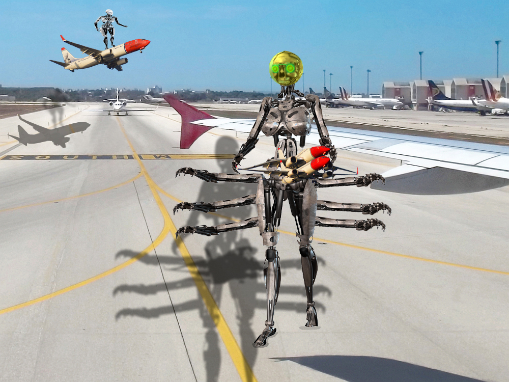 Roboter als An - Abfluglotsen