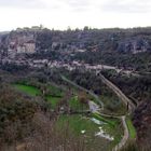 Rocamadour, à la nuit tombante ...