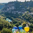 ROCAMADOUR DEPART DES MONGOLFIERES 