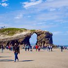 Rocas milenarias en La Playa de Las Catedrales. Lugo.