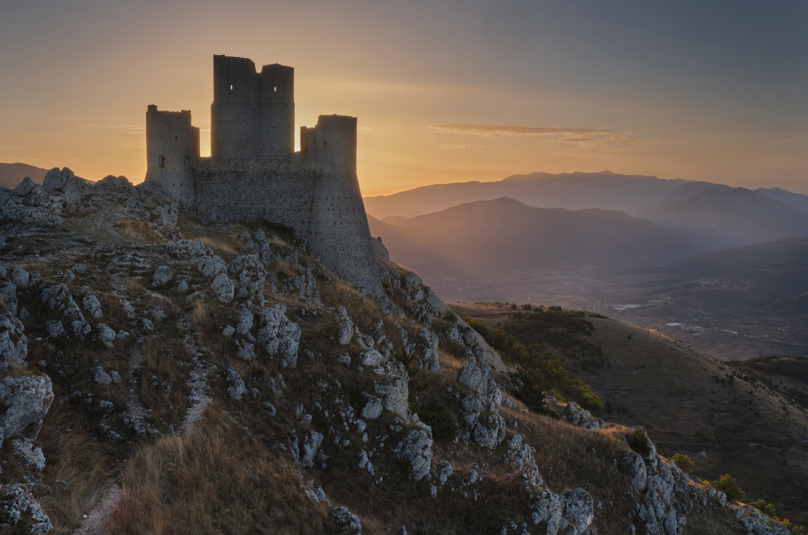 Rocca Calascio am Morgen