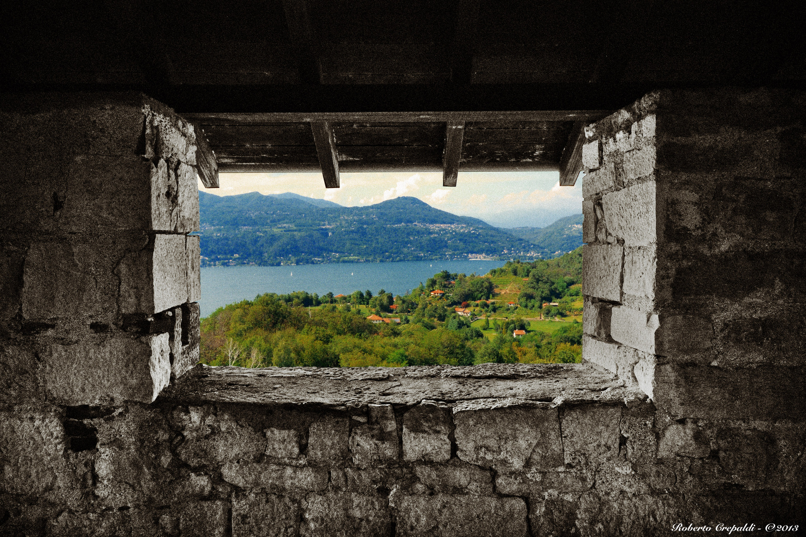 Rocca di Angera, vista sul lago