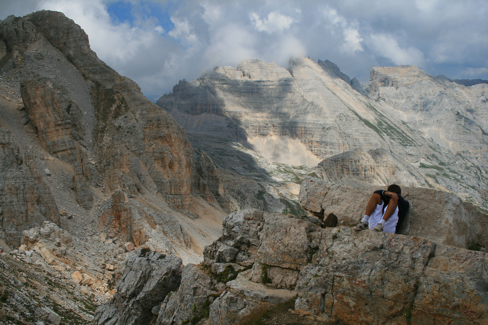 Roccia e nuvole