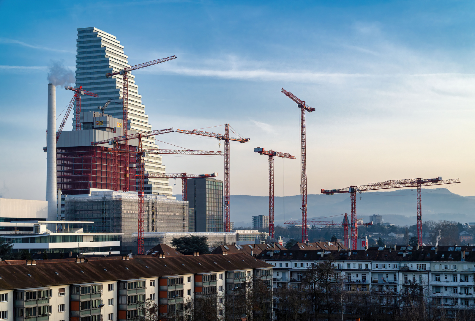 RocheTower Nr. 2 im Bau Foto & Bild architektur, europe, schweiz