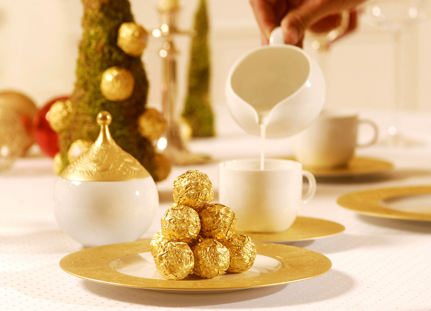 Rocher auf dem Weihnachtstisch - Foto Michael B. Rehders