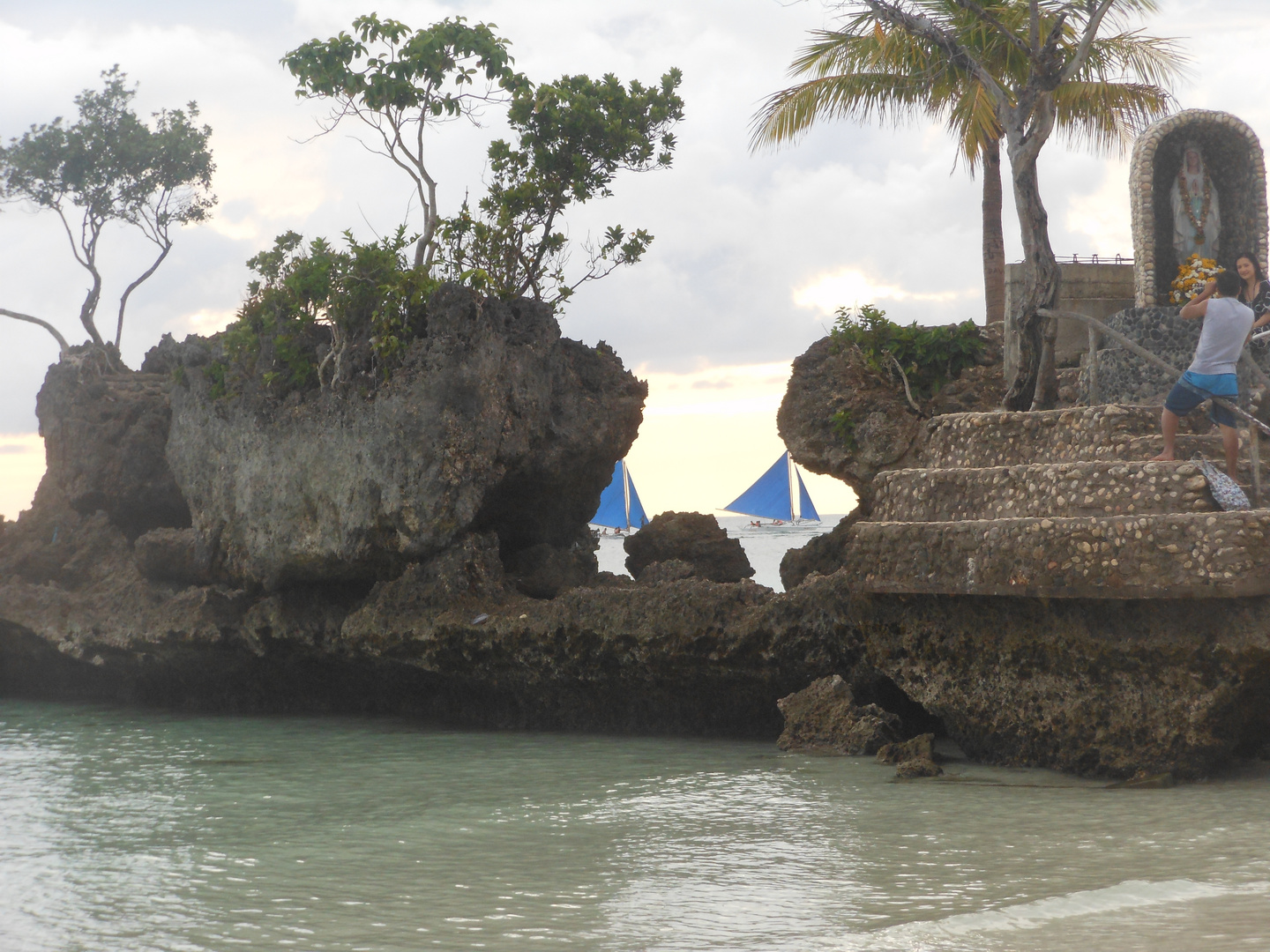 Rocher de la vierge a Boracay