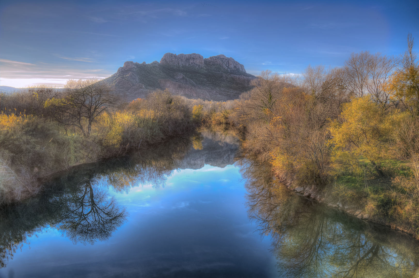 Rocher de roquebrune sur Argens. Sud est france