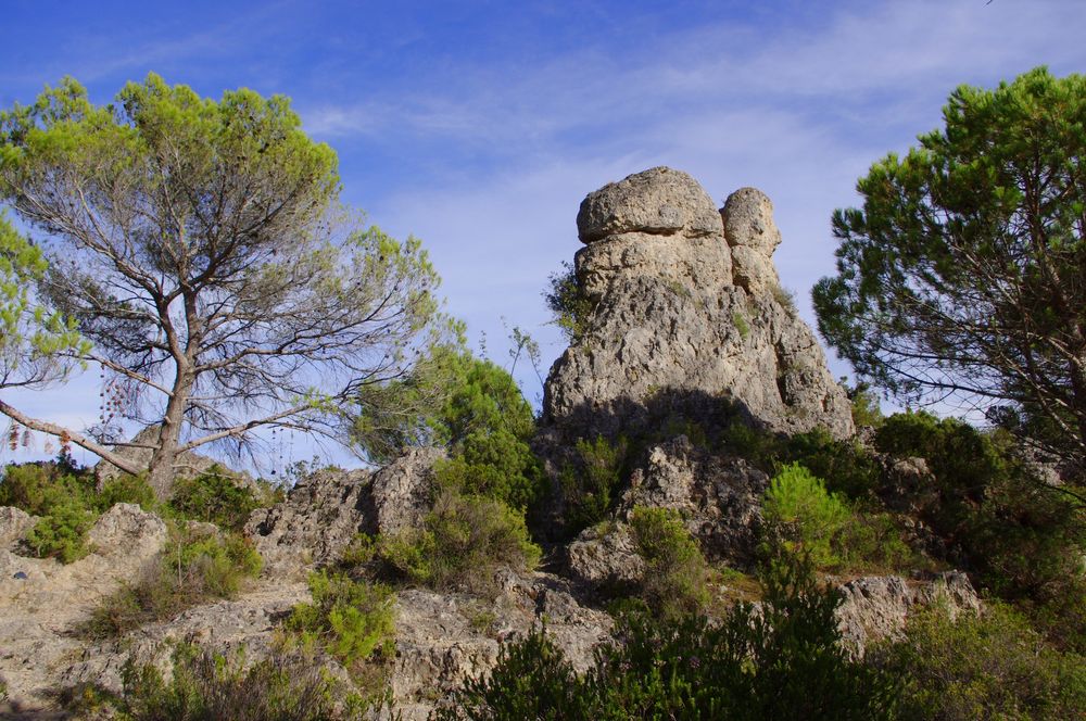 rocher du cirque de Mourèze (Héraut)