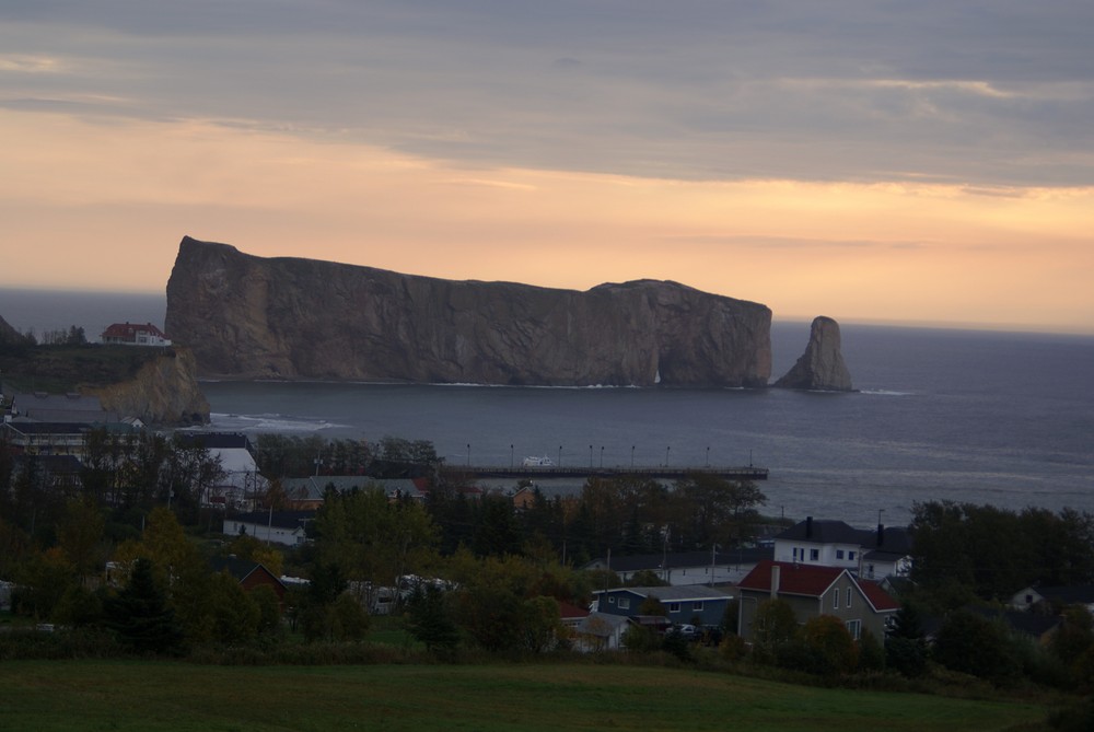 Rocher Percé am Morgen