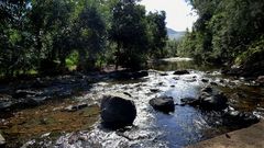 Rochers dans la rivière