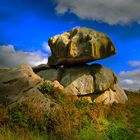 Rochers sur la lande 