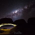 Rock Arch  under the Milky Way