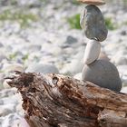 Rock balancing