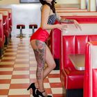 Rock n Roll Diner Frau