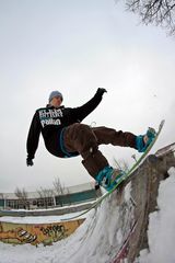 rock to fakie @ local skatepark