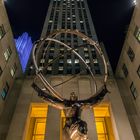 Rockefeller Center bei Nacht