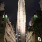 Rockefeller Center bei Nacht