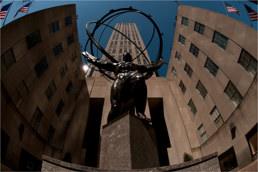 Rockefeller Center - Touriperspektive