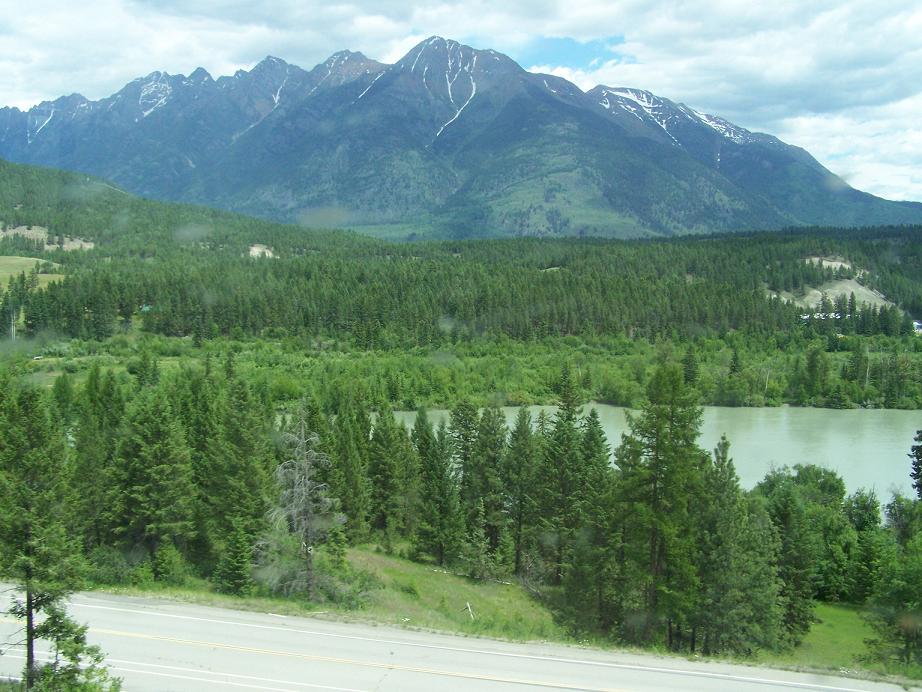 Rockie Mountains on Hwy 3 in Alberta, Canada