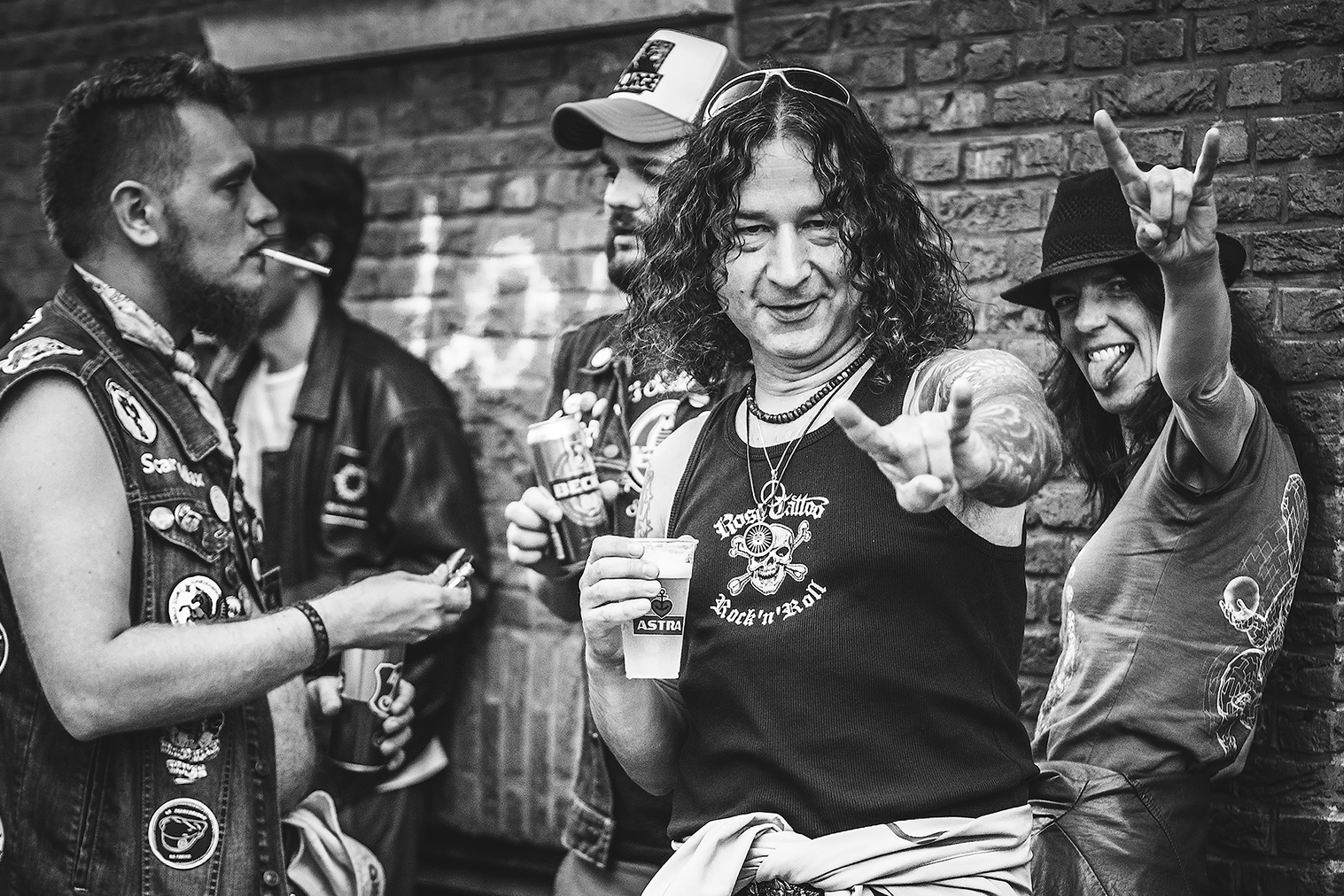 Rock'n Roll Foto &amp; Bild dokumentation, outdoor, sw Bilder auf