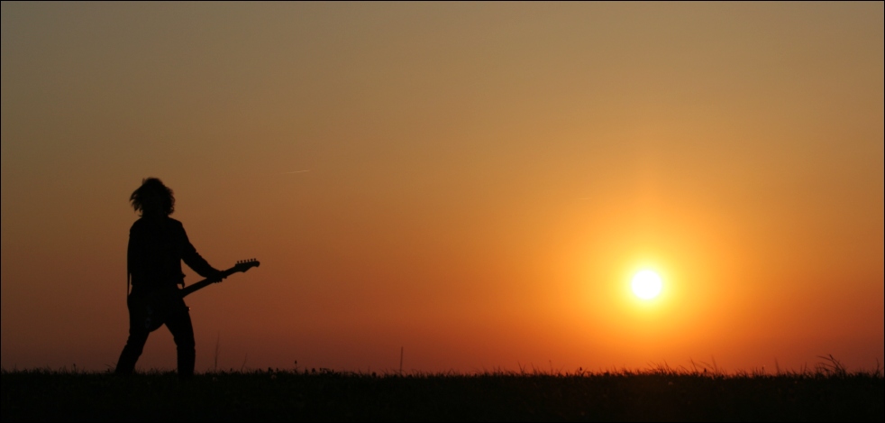 rock'n roll sunset