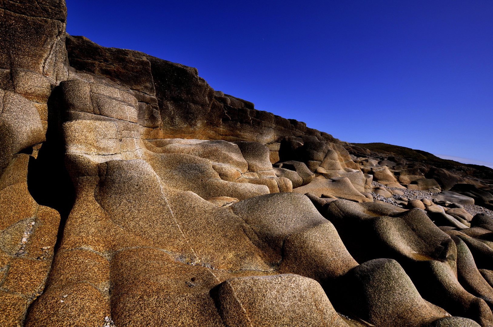 Rocks and blue