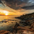 Rocks and clouds