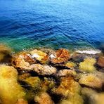 Rocks and sea