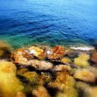 Rocks and sea