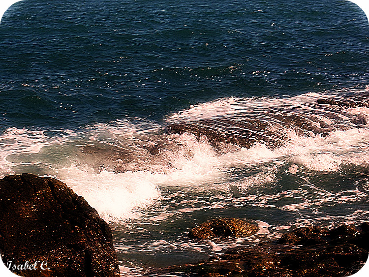 Rocks and sea