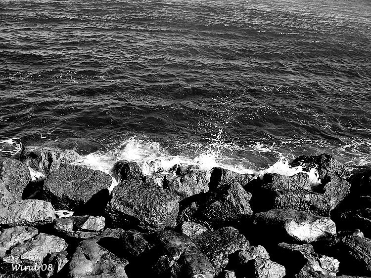 Rocks and sea