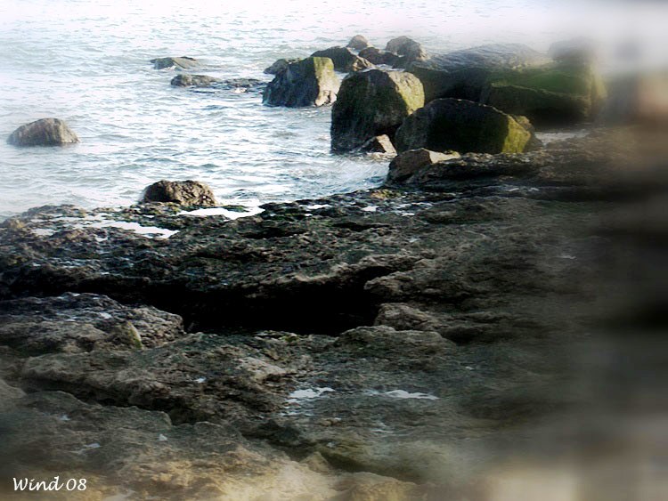 Rocks and sea