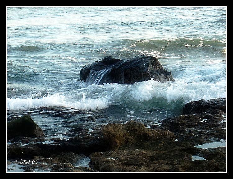 Rocks and sea