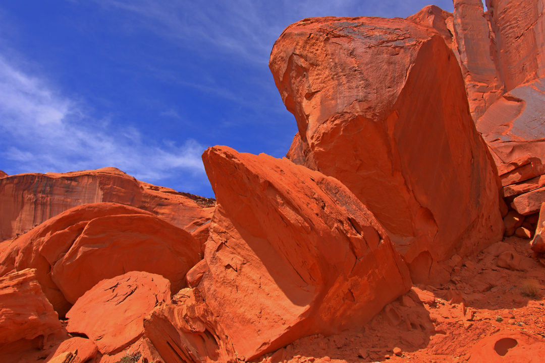 Rocks in Monument Valley