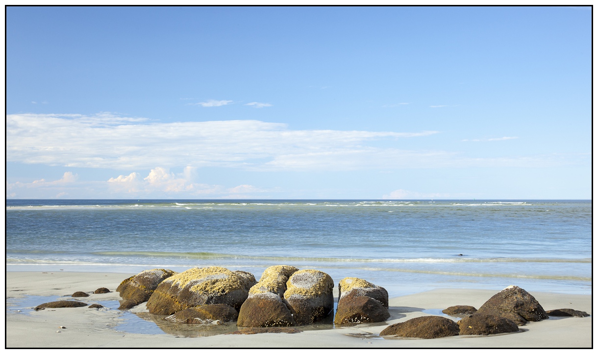 Rocks in the sand