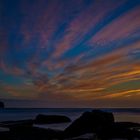 rocks in the sunset