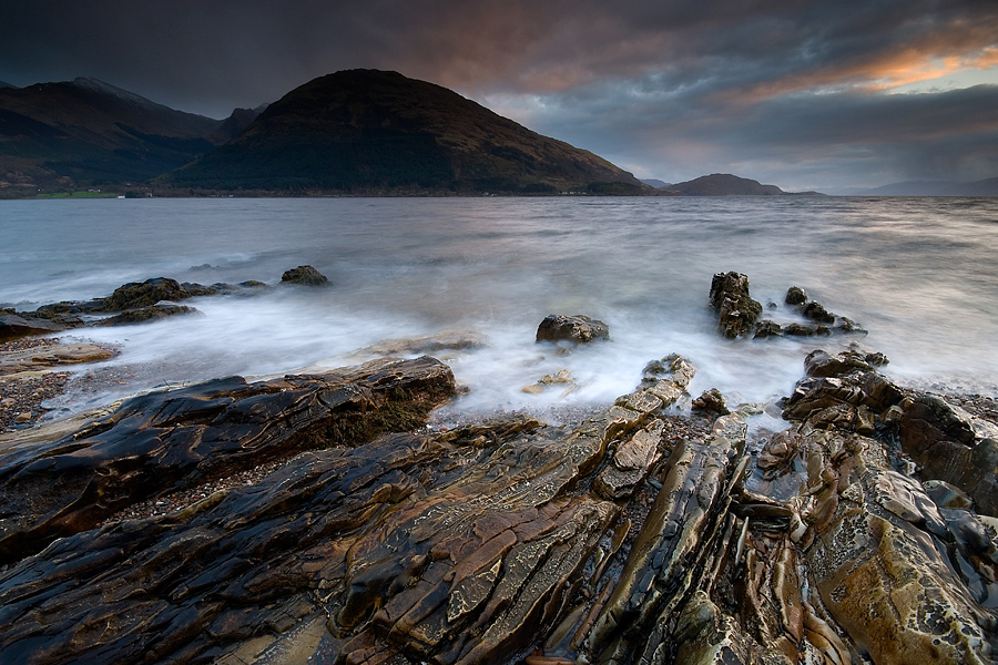 Rocks of Loch Leven