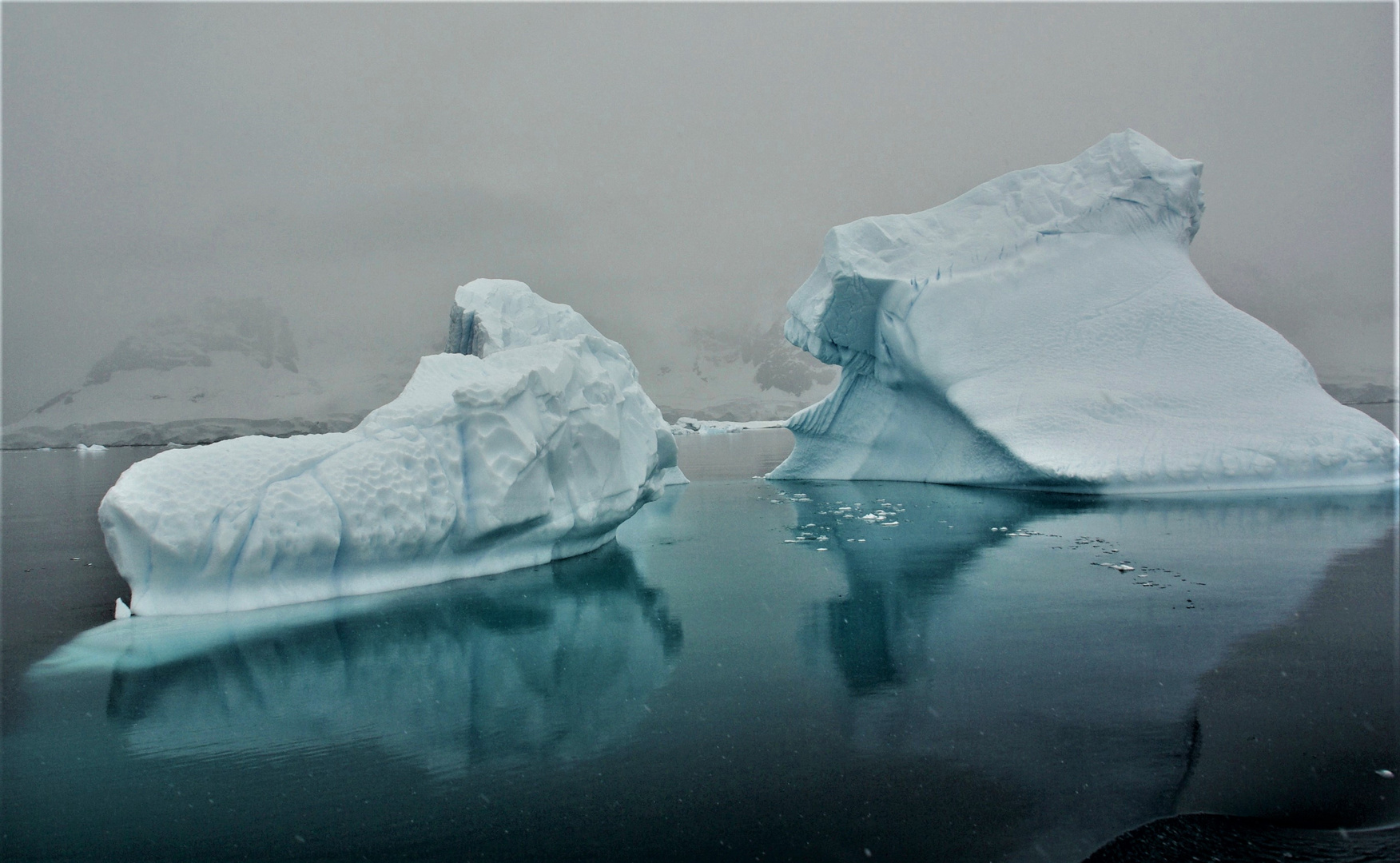 Rocks on ice