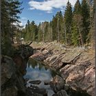 Rocks over the Vuoksa-river