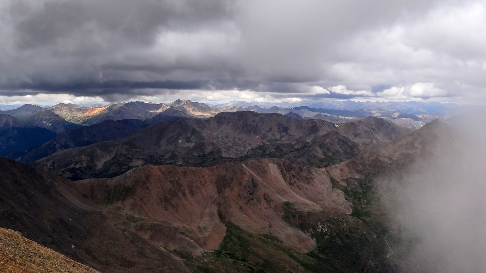 Rocky Mountains... thunderstorm coming