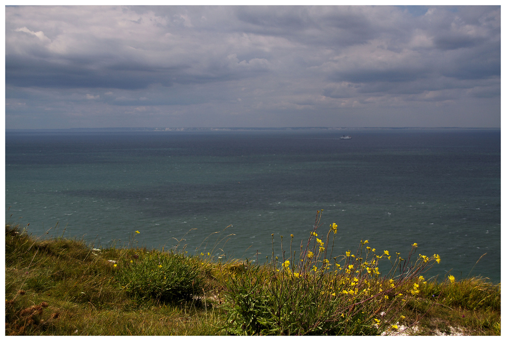 rocky shores of england....