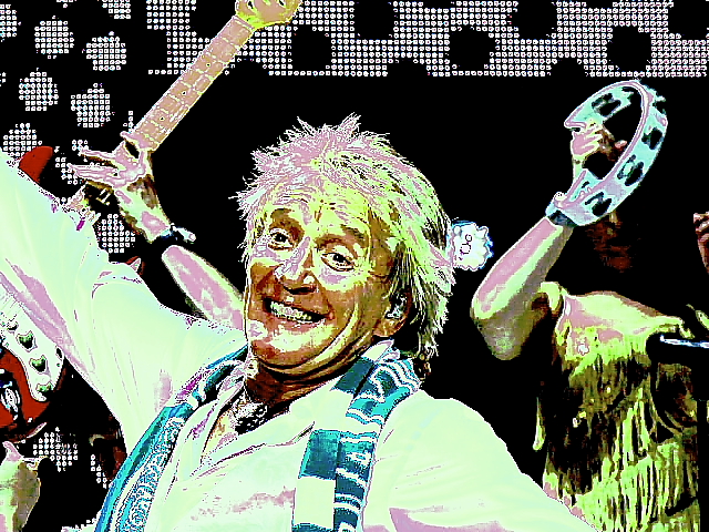 Rod Stewart, live in concert