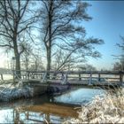 Rodaubrücke im ersten Frost