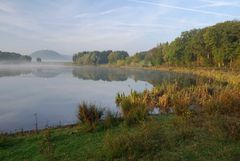 Rodder Maar im Morgenlicht